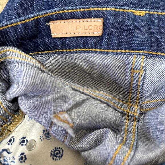 Anthropologie Pilcro Jeans The Annie High Rise Wide Leg Blue Denim Size 30 - Picture 12 of 15